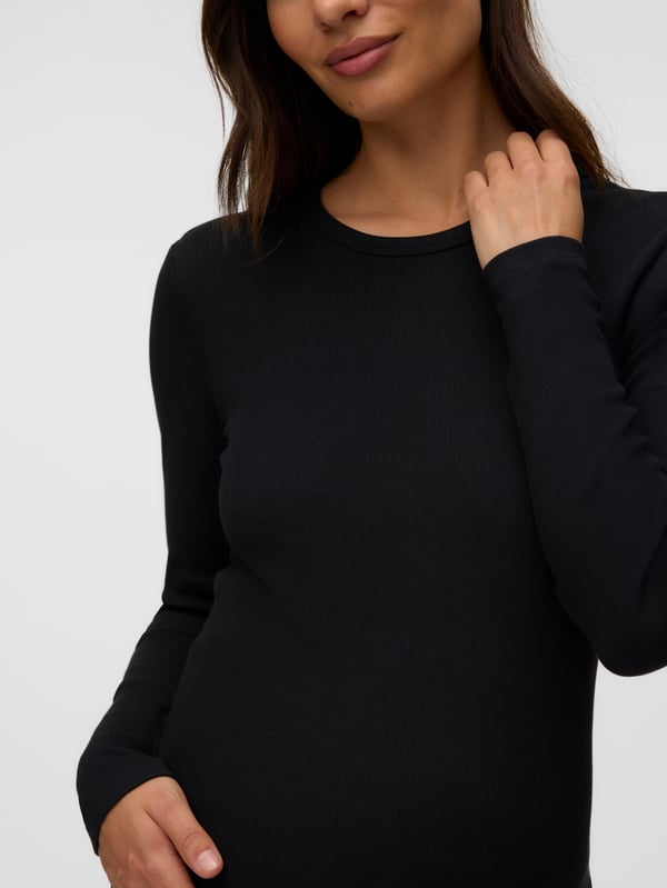 Vero Moda 5715911708277 Tanktop Rund halsudskæring Langærmet Bomuld, Elastin