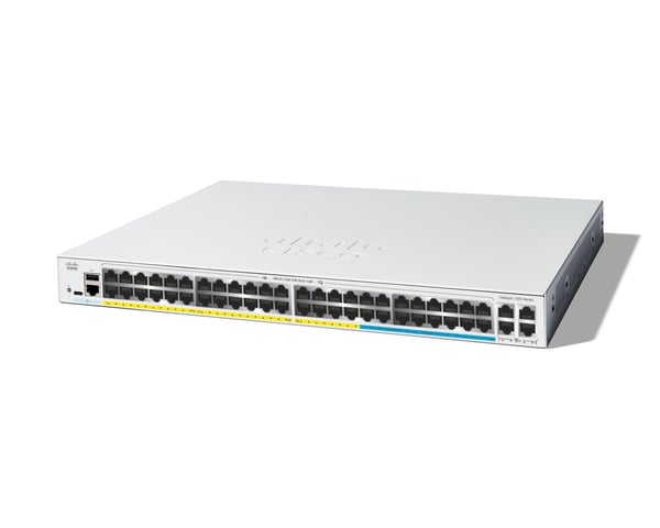 Miniatyrbillede 1 af 2: Cisco Catalyst C1300-48MGP-4X netværksswitch Administreret L2/L3 Gigabit Ethernet (10/100/1000) Strøm over Ethernet (PoE) Grå