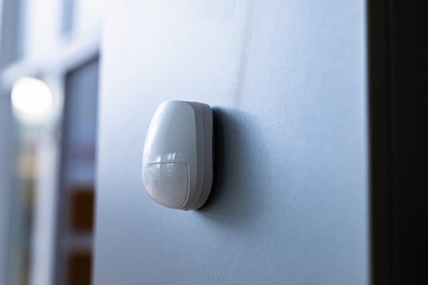 ABUS AZBW10110 rörelsedetektorer Passiv infraröd (PIR) sensor Kabel Vägg Vit