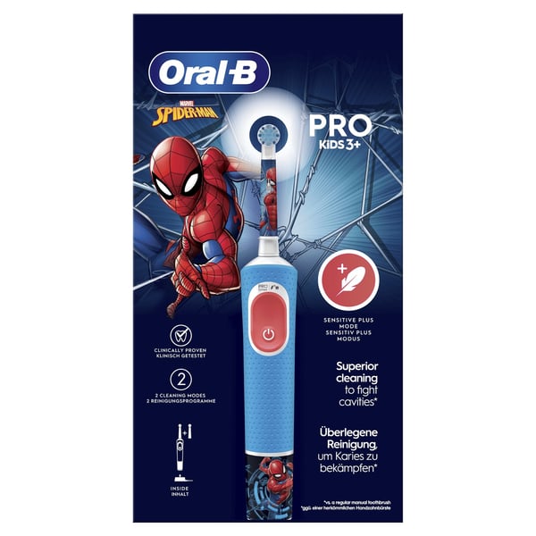 Oral-B Pro Kids Barn Elektrisk tandbørste Blå, Hvid