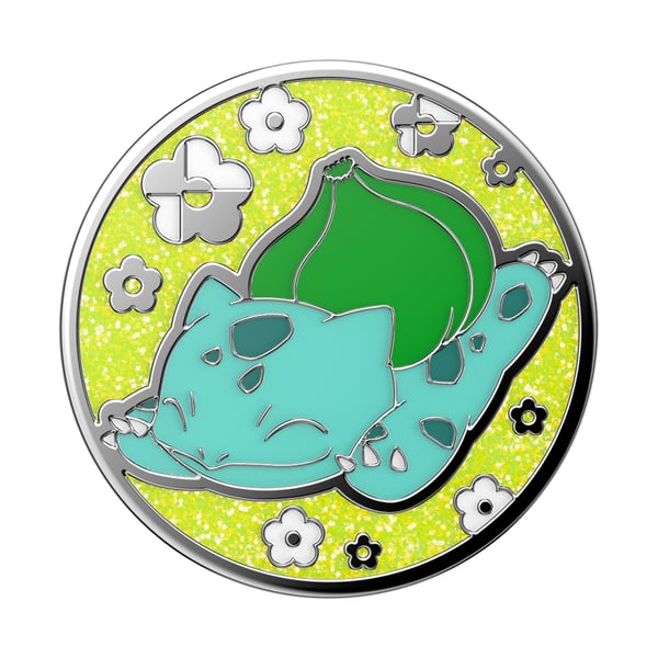 Miniatyrbillede 1 af 8: PopSockets Pokémon - Enamel Bulbasaur Nap
