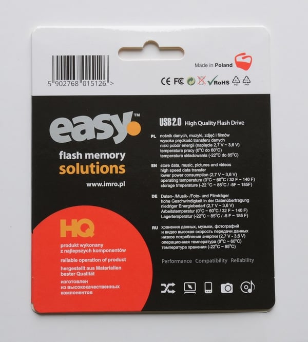 IMRO EASY/16GB USB-sticka USB Type-A 2.0 Svart