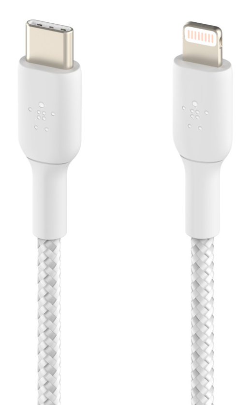 Belkin CAA004BT2MWH Lightning-kaapeli 2 m Valkoinen
