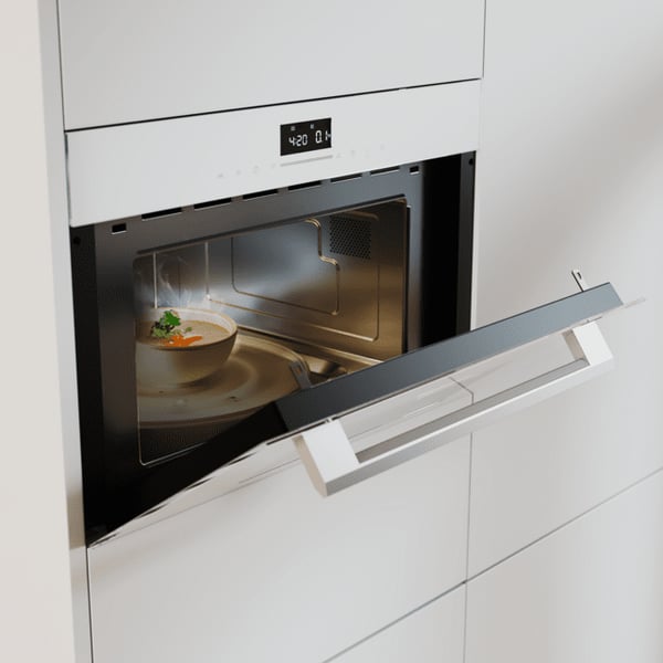 Cecotec Bolero Hexa MW703800 Glass White Hvid Grill mikroovn Indbygget 34 L