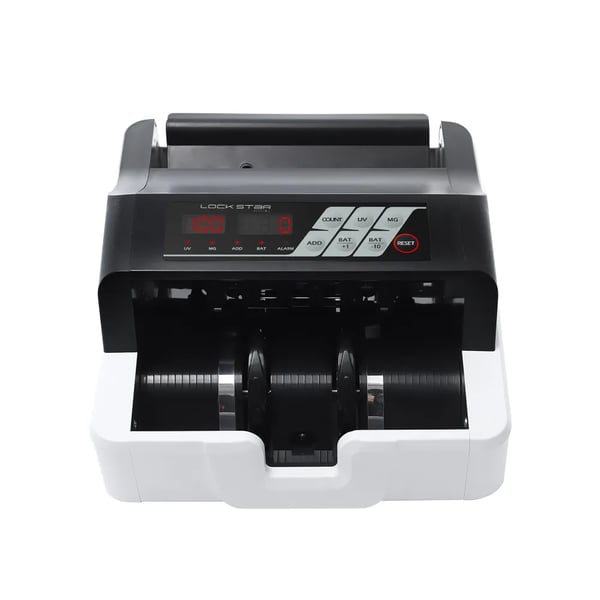 Miniatyrbillede 2 af 3: Extralink LOCKSTAR PROFESJONALNA LICZARKA NOMINALOWA DO BANKNOTÓW UV, IR, MG X-300 Seddelmaskine Hvid