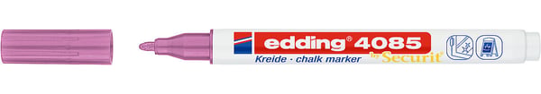 Edding Kreidemarker 4085 kridt markør Kugle Metallisk pink 1 stk Edding Kreidemarker 4085 kridt markør Kugle Metallisk pink 1 stk