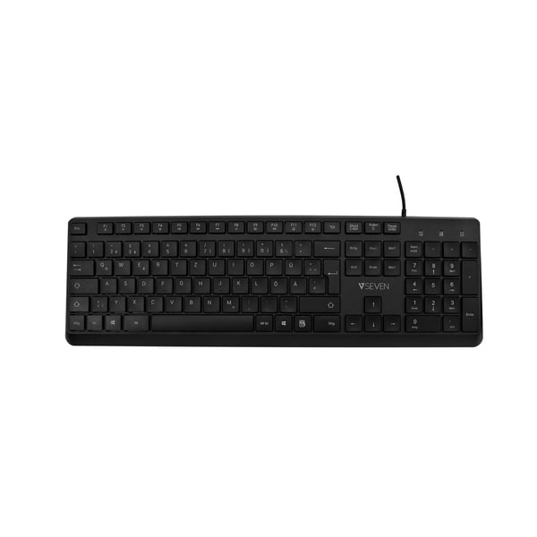 V7 KU350ES näppäimistö Universaali USB Espanja Musta