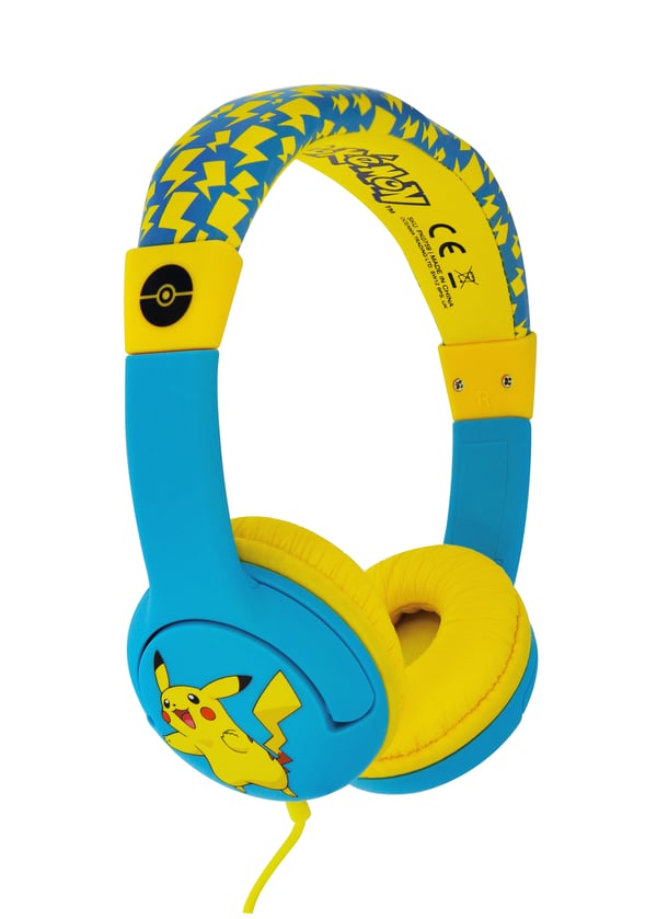 OTL Technologies Pokémon Pikachu Hovedtelefoner Ledningsført Headset Musik Flerfarvet