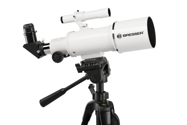 Bresser Optics CLASSIC 70/350 Refraktor 140x Sort, Hvid