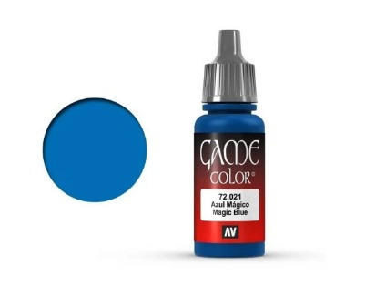 Miniatyrbillede 1 af 2: Vallejo Magic Blue Akrylmaling 17 ml 1 stk