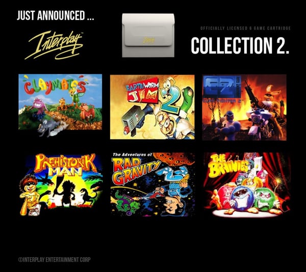 Miniatyrbillede 3 af 3: Blaze Evercade InterPlay Collection 2 Samling Flersproget