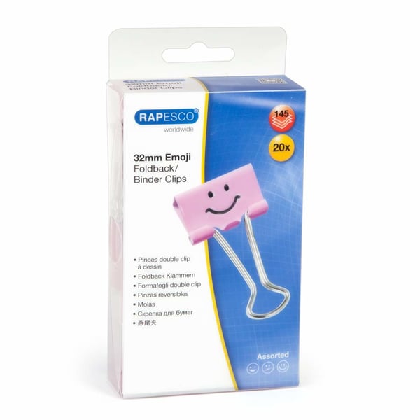 Rapesco 1352 gem Metall 20 styck