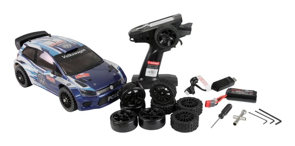 Miniatyrbillede 2 af 11: Amewi RC Rallye VW Polo R WRC HyperGo 1 14 RTR blå
