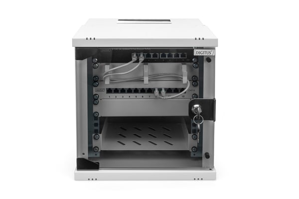 Digitus DN-49100 stativ 6U Vægmonteret stativ Grå