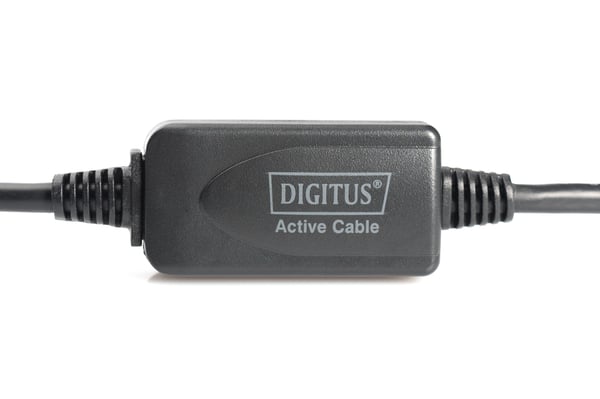 Digitus DA-73100-1 USB-kabel USB 2.0 10 m USB A 0,48 Gbit/sek. Sort