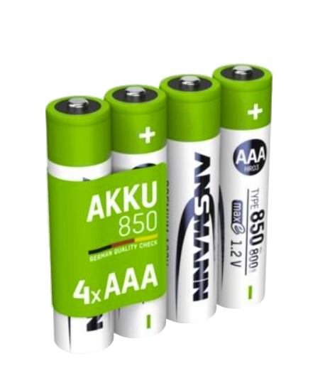 Ansmann 1311-0024 kotitalousparisto Ladattava akku AAA Nikkelimetallihybridi (NiMH) Ansmann 1311-0024 kotitalousparisto Ladattava akku AAA Nikkelimetallihybridi (NiMH)