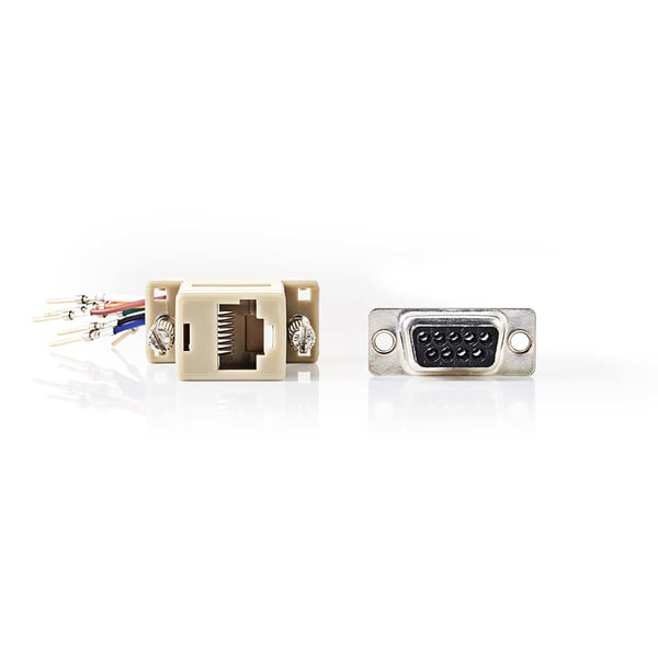 Miniatyrbild 2 av 4: Nedis CCGB52821IV seriella kablar Elfenben 0 m DB-9 RJ-45