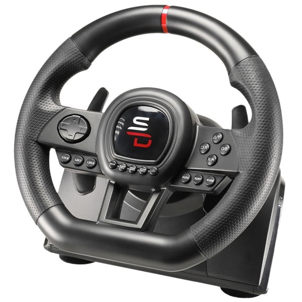 Miniatyrbillede 1 af 7: Subsonic SA5658 spil-controller Sort USB Rat + pedaler + joystick PlayStation 4, Xbox One, Xbox One S, Xbox One X, Xbox Series S, Xbox Series X