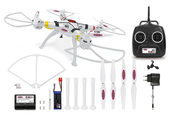 Jamara Payload GPS Altitude 4 rotorer 2700 mAh Hvid