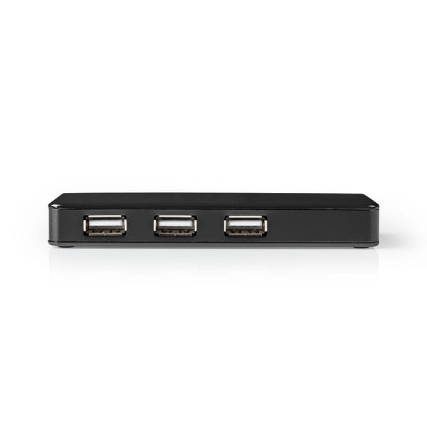 Miniatyrbillede 2 af 6: Nedis UHUBU2730BK interface hub USB 2.0 Sort