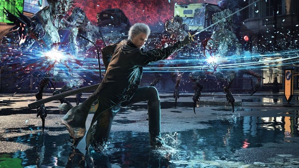 Miniatyrbillede 57 af 58: Capcom Devil May Cry 5 Special Edition speciel Tysk, Engelsk, Forenklet kinesisk, Koreansk, Spansk, Fransk, Italiensk, Japansk, Polsk, Portugisisk, Russisk Xbox Series X