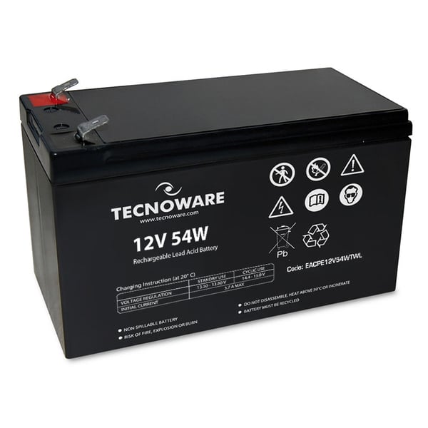 Tecnoware EACPE12V54WTWL UPS-batterier Slutna blybatterier (VRLA) 12 V