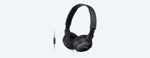 Sony MDR-ZX110AP Headset Kabel Huvudband Svart