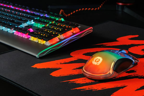 Miniatyrbillede 10 af 10: Canyon Braver GM-728, Optical Crystal gaming pel?, Instant 825, ABS material, huanuo 10 million cycle switch, 1.65M TPE cable with magnet ring, weight: 114g, Size: 122.6*66.2*38.2mm, Juodas mus