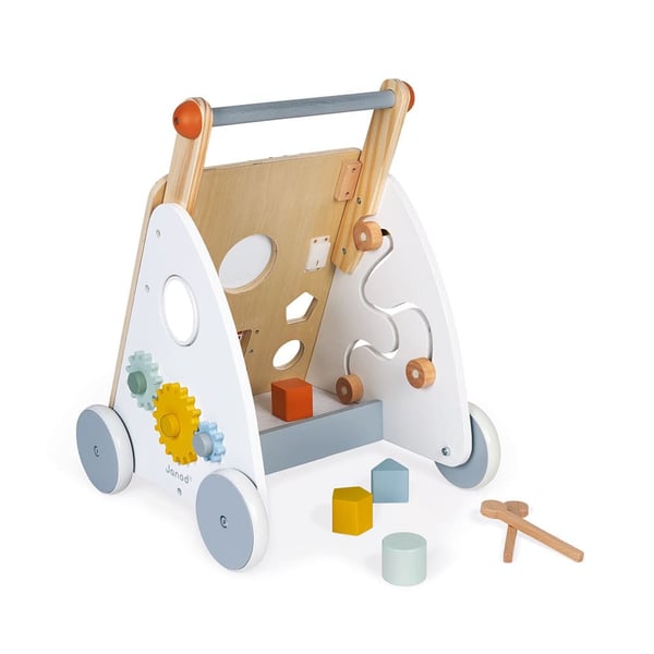 Pikkukuva 3 / 15: JANOD Sweet Cocoon Wooden Multi-Activity Trolley