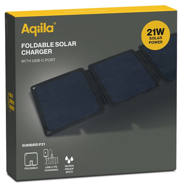 Aqiila 406029 aurinkopaneeli 21 W Yksikiteinen pii