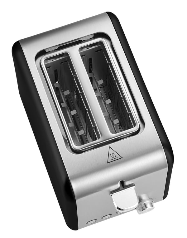 Concept TE2050 2 skivor 950 W Svart, Rostfritt stål