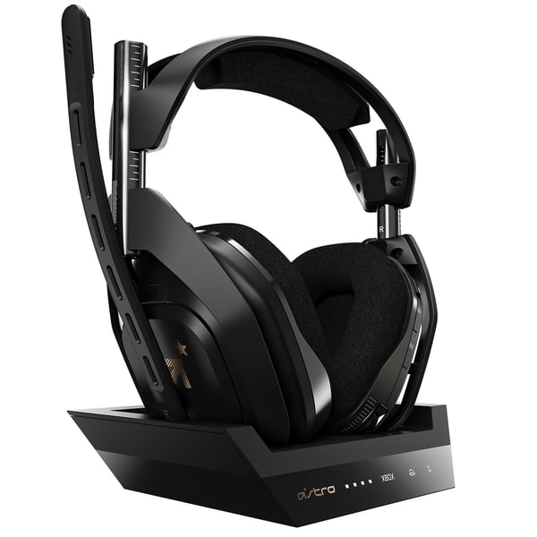ASTRO Gaming A50 + Base Station Headset Trådlös Huvudband Spela Svart, Guld ASTRO Gaming A50 + Base Station Headset Trådlös Huvudband Spela Svart, Guld