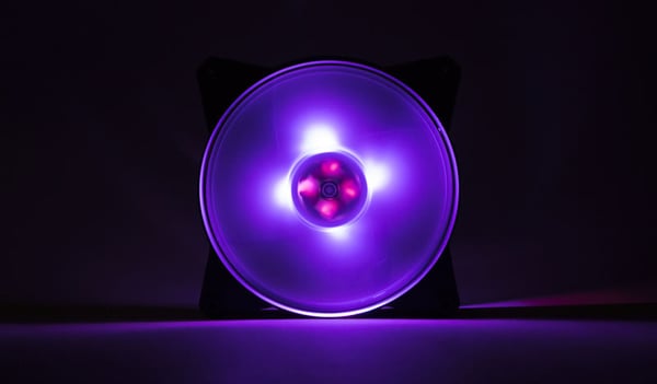 Cooler Master MasterFan Pro 140 Air Flow RGB Suoritin Tuuletin Musta, Läpinäkyvä