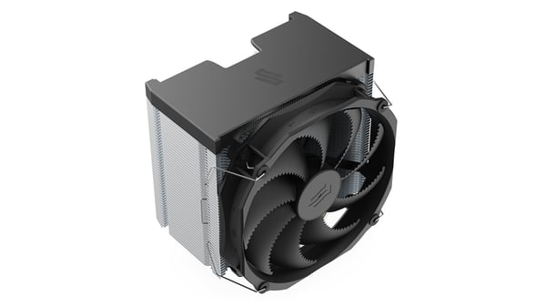 Miniatyrbillede 8 af 15: SilentiumPC Fortis 5 Processor Luftkøler 14 cm Sort, Grå, Stål