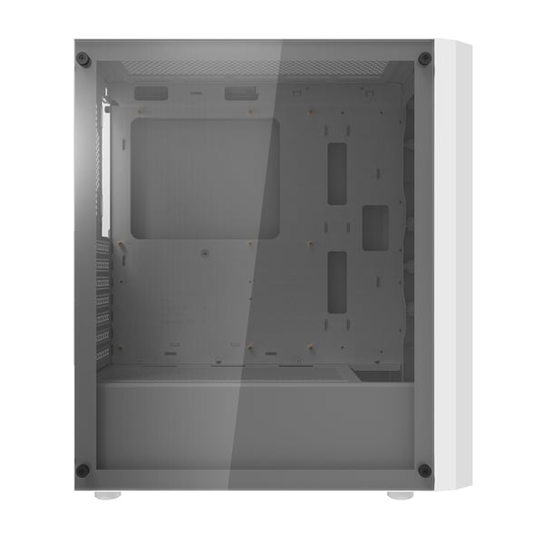 darkFlash DK351 WHITE tietokonekotelo Midi Tower Valkoinen
