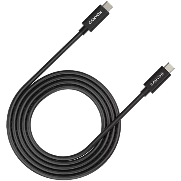 Canyon CNS-USBC42B USB-kaapeli 2 m USB C 20 Gbit/s 240 W Musta Canyon CNS-USBC42B USB-kaapeli 2 m USB C 20 Gbit/s 240 W Musta