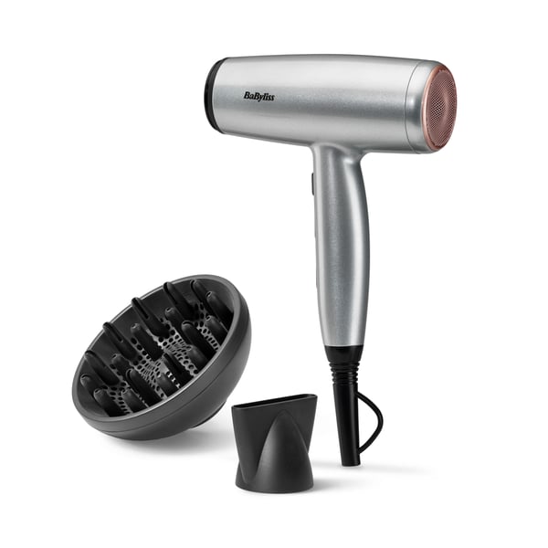 BaByliss Cosmos D580DE hårtørrer 2100 W Satin stål