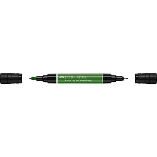 Faber-Castell Pitt Artist Pen Dual Marker filtpenna Tunn / Medium Grön