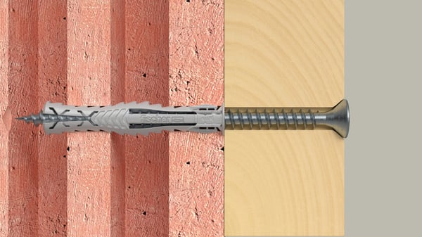 Fischer 567854 skrueanker og vægudtag 6 stk Udvidelsesanker 80 mm