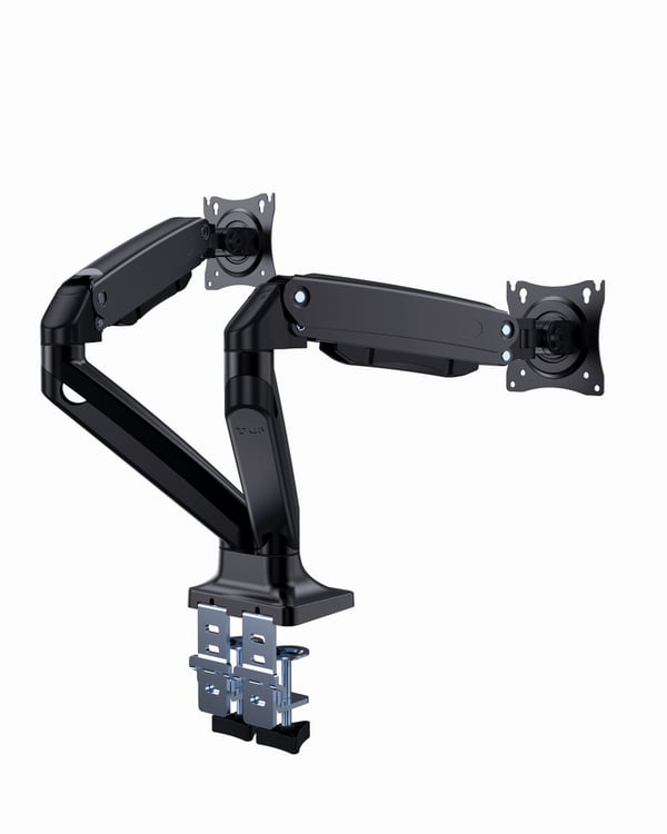 Gembird MA-DA2-03 skærmbeslag og -stativer 88,9 cm (35") Skrivebord Sort