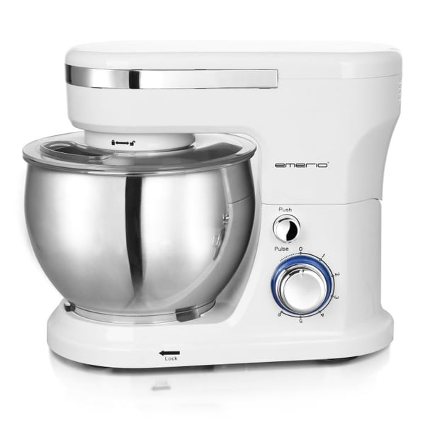 Miniatyrbillede 1 af 4: Emerio KM-123117 foodprocessor 1000 W 5 L Rustfrit stål, Hvid