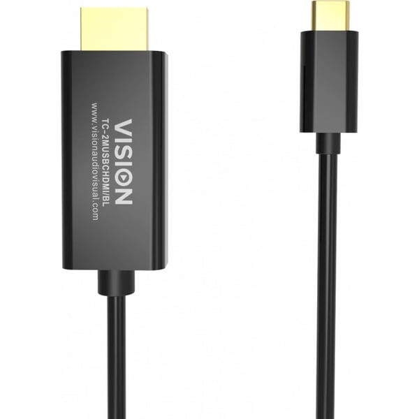 Pikkukuva 2 / 10: Vision-sovitinkaapeli - 24-nastainen USB-C (uros) DisplayPort (uros)