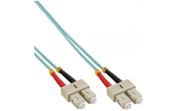 Mercodan 40400178 InfiniBand og fiberoptisk kabel 2 m SC Flerfarvet, Turkis