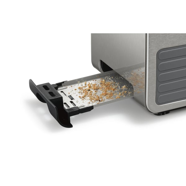 Bosch TAT7S25 brödrostar 2 skivor 1050 W Svart, Grå