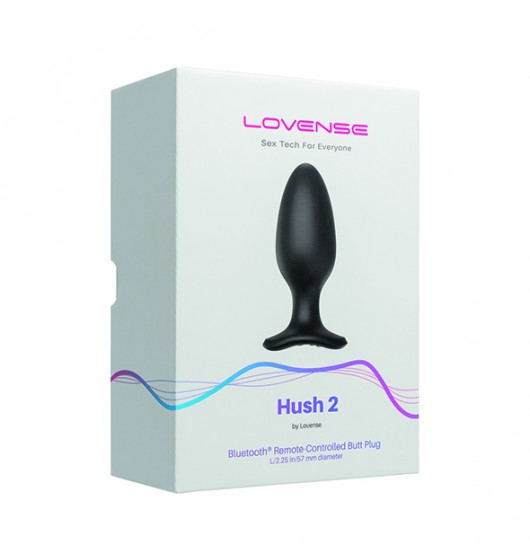 Miniatyrbillede 3 af 4: Lovense Hush 2 Butt plug Sort 1 stk