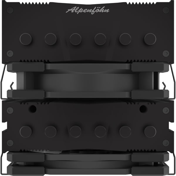 Miniatyrbillede 12 af 15: Alpenföhn Brocken 4 Max Processor Luftkøler 12 cm Sort 1 stk
