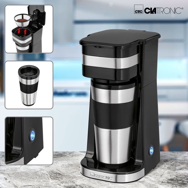 Clatronic KA 3733 Fuld-auto Filter kaffemaskine 0,4 L