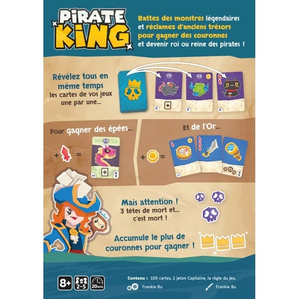 Gigamic Pirate King 20 min Kortspel