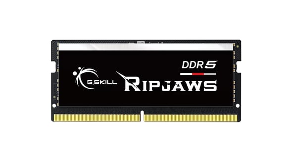 G.Skill Ripjaws F5-5600S4040A16GX1-RS muistimoduuli 16 GB 1 x 16 GB DDR5 262-pin SO-DIMM G.Skill Ripjaws F5-5600S4040A16GX1-RS muistimoduuli 16 GB 1 x 16 GB DDR5 262-pin SO-DIMM