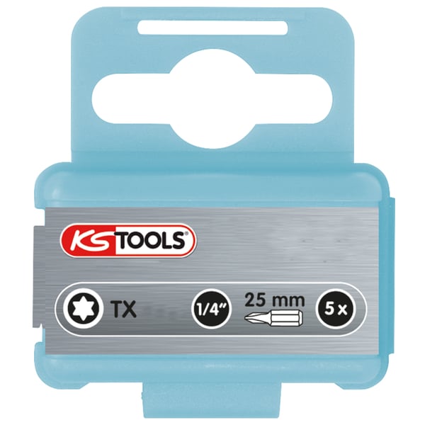 Miniatyrbild 3 av 3: KS Tools 910.2312 stjärnskruvmejselborr 5 styck